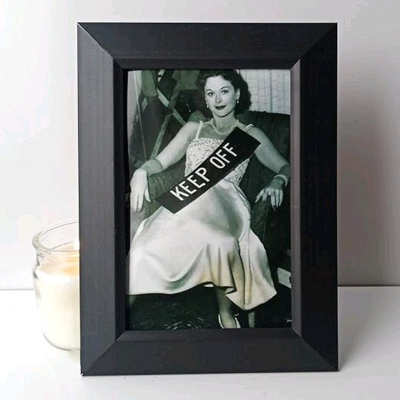 Vintage Feminist Woman Keep Off Retro Female Boho - Picture 8 of 9